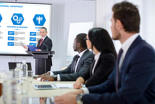 Presenting presentation